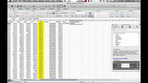 kurtosis in excel formula