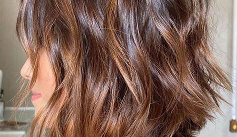 Kurzhaarfrisuren 2020 Frech Feines Haar | braune haare mit strähnen