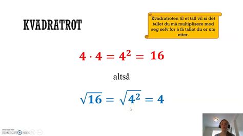 kvadratrot av 64