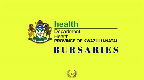 kwazulu natal department of health bursary