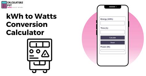 Kwh Watts Conversion