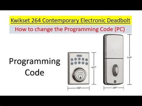 Kwikset Deadbolt Code