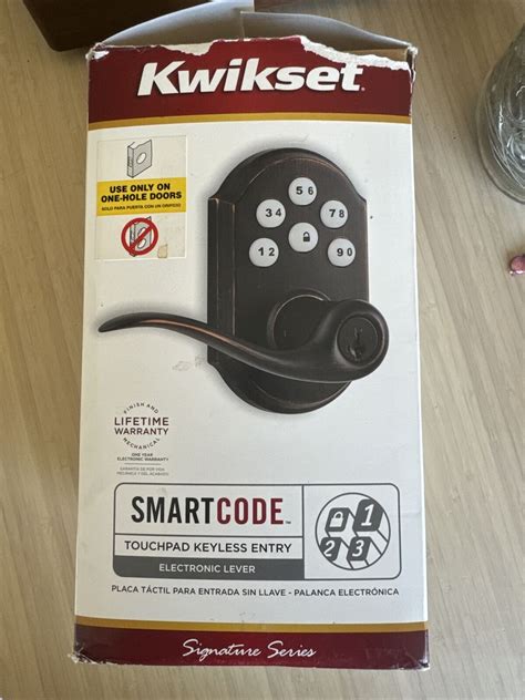Lot Detail KWIKSET SMARTCODE 911 TOUCHPAD ELECTRONIC LEVER