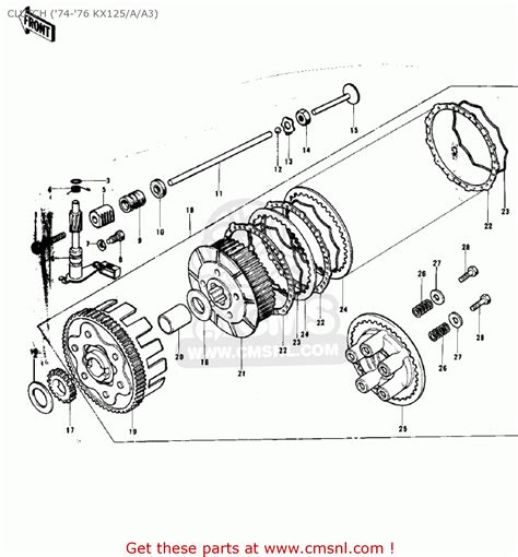 kx 125 parts diagram