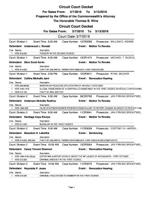 ky court docket by date