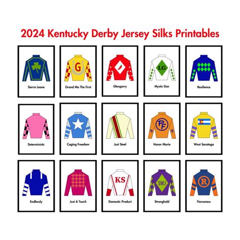 Ky Derby Printable Silk