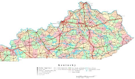 Ky Regions Map Printable