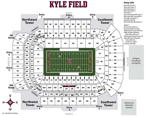 Kyle Field Seating Chart Rows