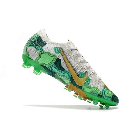 kylian mbappe cleats green and white