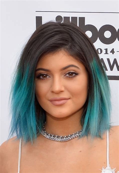 kylie jenner with blue hair