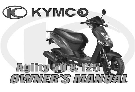 kymco agility 125 manual pdf
