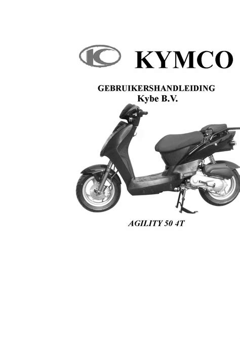 kymco agility 50 handleiding