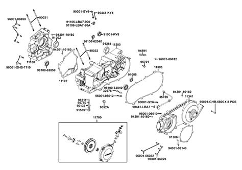 kymco four wheeler parts