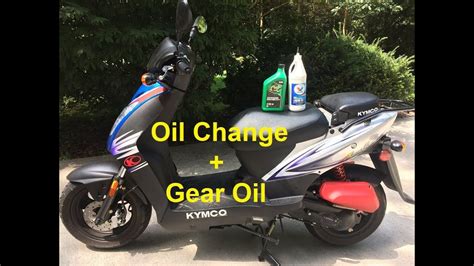 kymco like 200i oil change