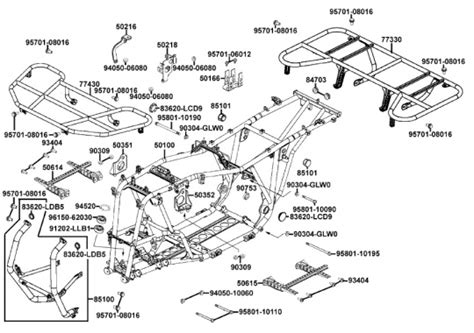 kymco mxu 500 parts diagram