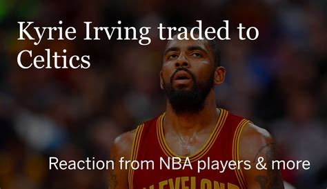 kyrie irving trade reaction
