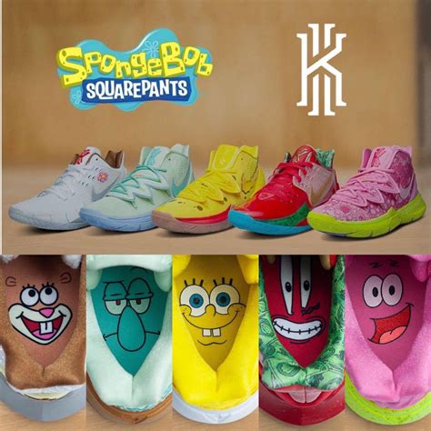 kyrie spongebob shoes collection