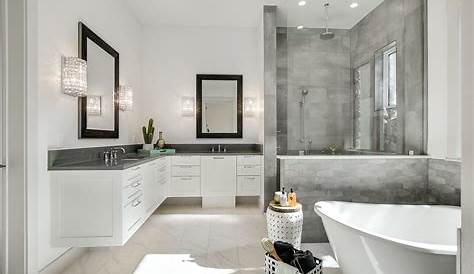 10 Stunning L-Shaped Bathroom Vanity Sets (Photo Gallery)