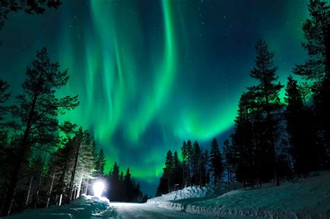 l'aurora boreale in finlandia