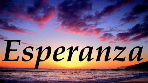 l'esperanza