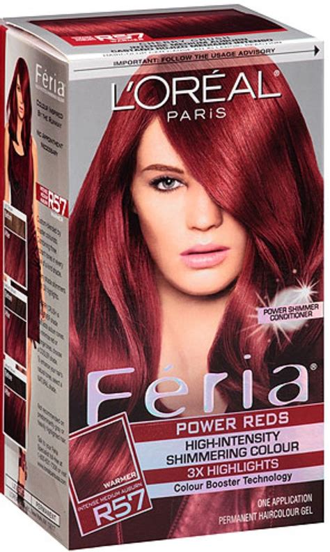 l'oreal feria red hair color