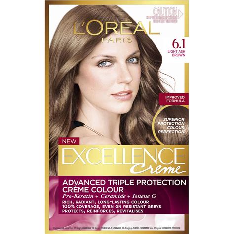  79 Stylish And Chic L oreal Paris Excellence 6 1 Light Ash Brown Hair Colour Hairstyles Inspiration