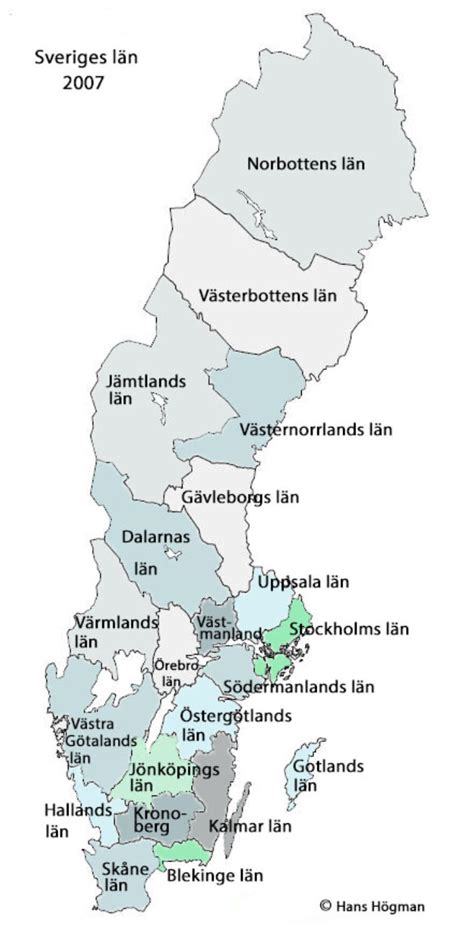 Sverige för postnumret karta Karta över Sverige för postnumret (Norra