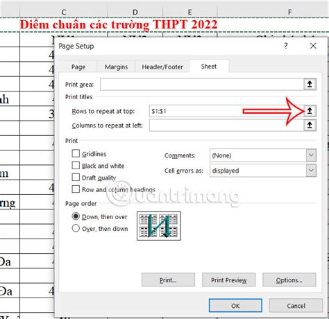 lặp lại dòng trong excel