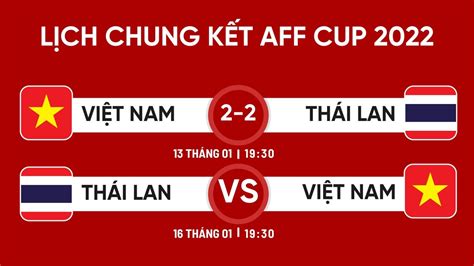 lịch chung kết aff cup 2023