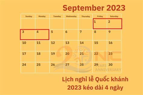 lịch nghỉ lễ 2023 chính thức