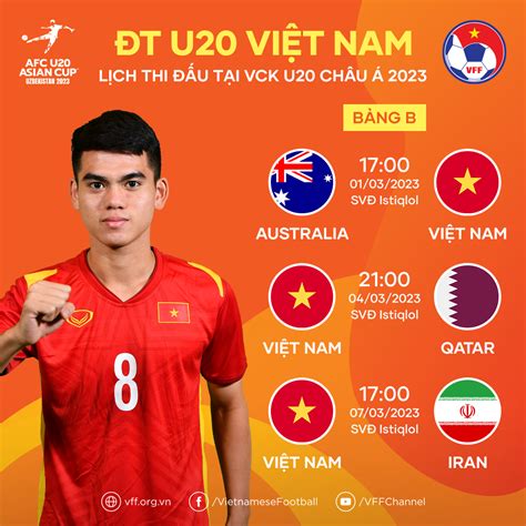 lịch thi đấu u20 vn