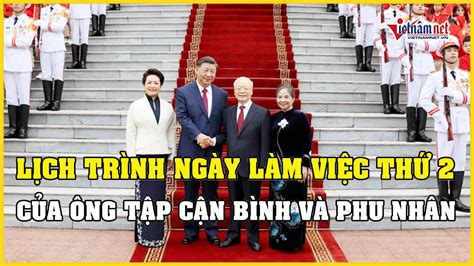 lịch trình tập cận bình