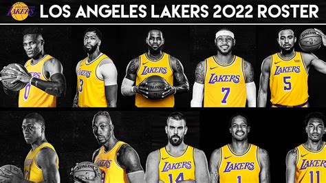 l a lakers roster 2022