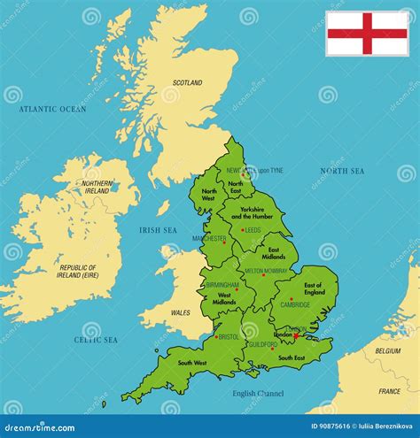 Carte Angleterre » Vacances Guide Voyage