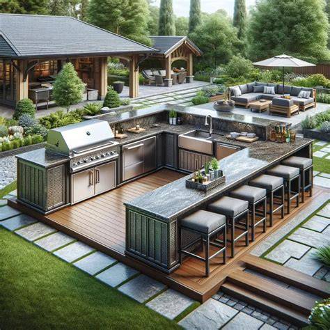 Creating Your Dream L-Shaped Outdoor Kitchen