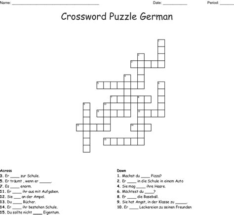 L To A German Crossword Clue