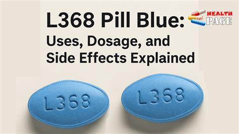 L368 Pill Side Effects