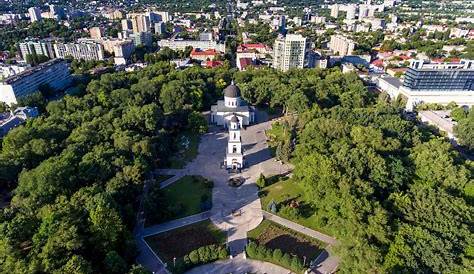 Scorcio panoramico della capitale Chisinau, Moldavia. | Foto Chisinau