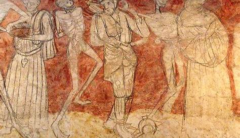 abbaye de la chaise dieu danse macabre fresque en trois