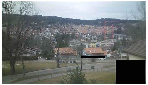 La ChauxdeFonds Blick über die Stadt Webcam Galore