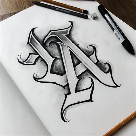Innovative La Letters Tattoo Designs Ideas
