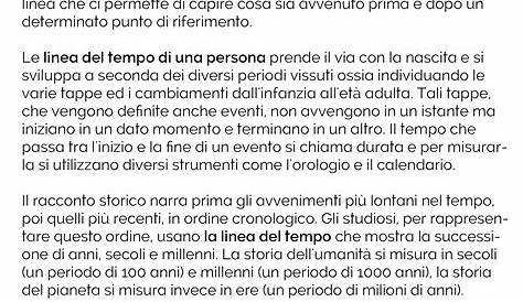 La Linea del Tempo: Schede Didattiche per la Scuola Primaria