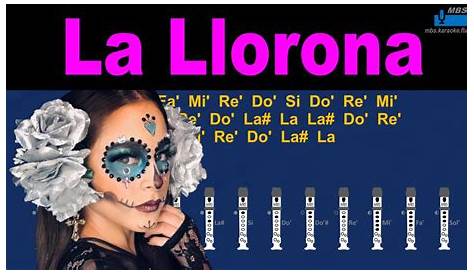 La Llorona (partitura) TERCER GRADO - YouTube