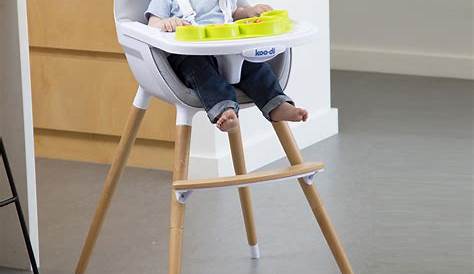 Chaise haute bébé pliable réglable hauteur, dossier et