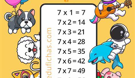 Aprender la tabla de multiplicación del 6 - Etapa Infantil