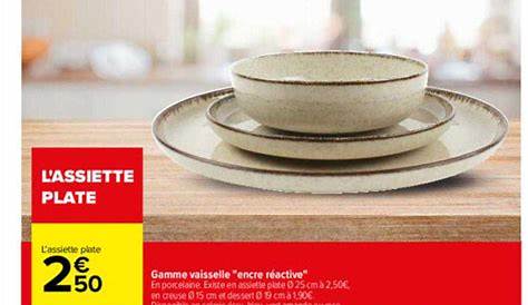La Vaisselle Carrefour Service Porcelaine 18 Pièces CARREFOUR HOME à Prix