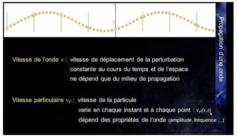 PDF Télécharger vitesse de propagation des ondes formule Gratuit PDF