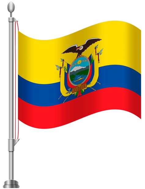 la bandera de ecuador dibujo