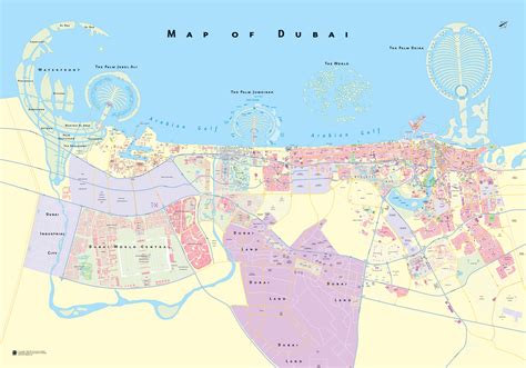 Dubai Map With Cities