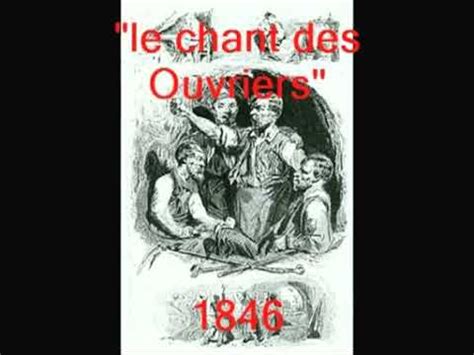 la chanson des ouvriers